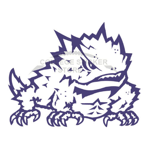 Homemade TCU Horned Frogs Iron-on Transfers (Wall Stickers)NO.6433